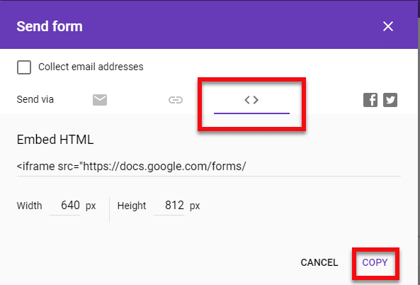 آموزش نمایش گوگل فرم (Google Forms) در وردپرس