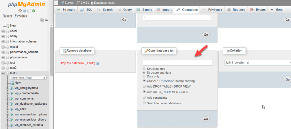 آموزش کپی کردن دیتابیس سایت با PhpMyAdmin | دکتر گرافیک