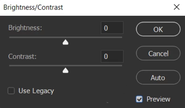 آموزش Brightness / Contrast در منو Adjustments در فتوشاپ