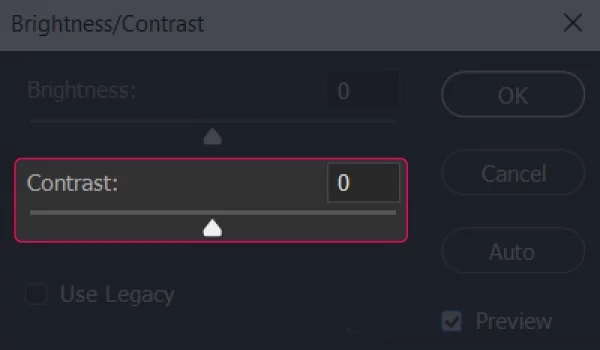 آموزش Brightness / Contrast در منو Adjustments در فتوشاپ