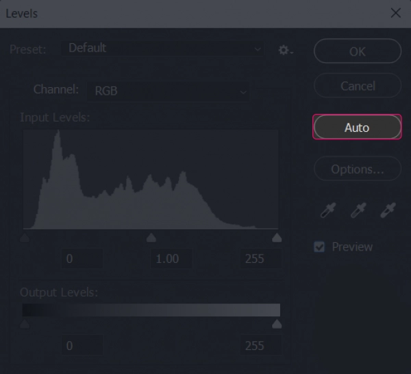 آموزش Adjustment Levels در فتوشاپ