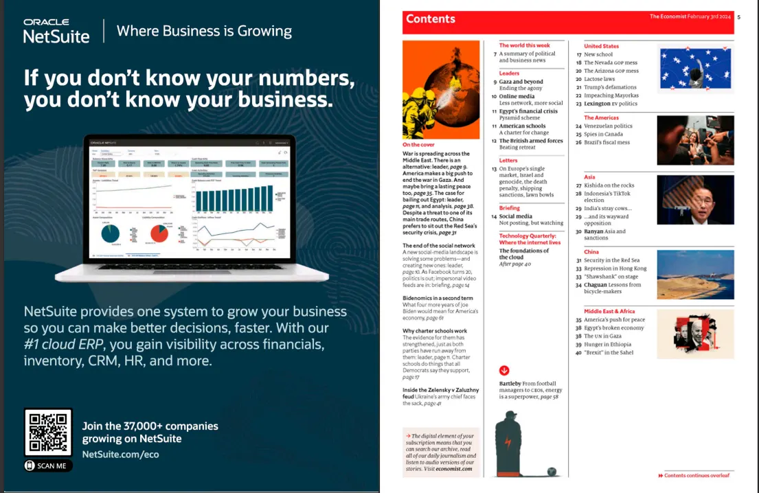 مجله اکونومیست The Economist نسخه February 2024