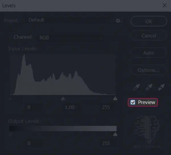 آموزش Adjustment Levels در فتوشاپ