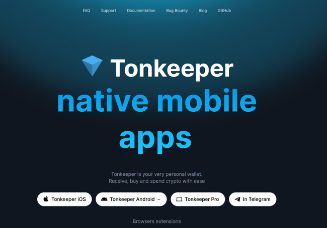 آموزش کار با کیف پول تون کیپر (Tonkeeper)