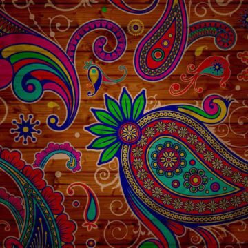 دانلود رایگان والپیپر طرح گرافیکی رنگی اسلیمی با کیفیت بالا | کد 1181