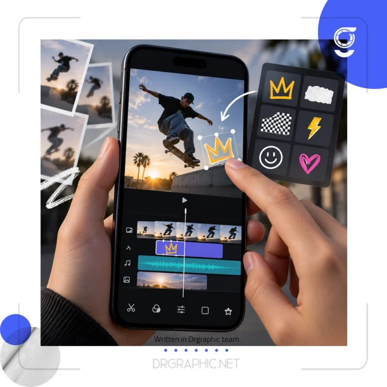 چطور فایل PNG را در کپ‌کات روی ویدئو استفاده کنیم؟