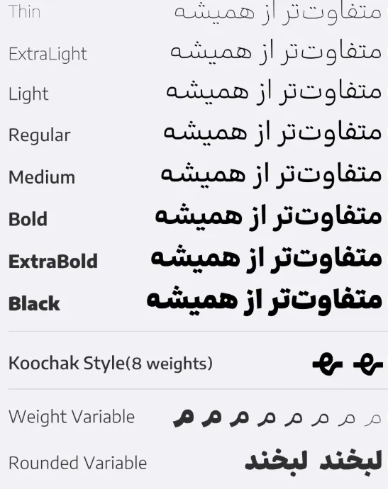 دانلود رایگان فونت بنیاد کودک